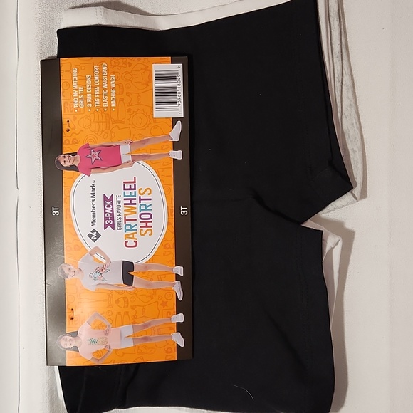 MEMBERS MARK Other - KIDS GIRLS NEW 3 PACK CARTWHEELS SHORTS SIZE 3T